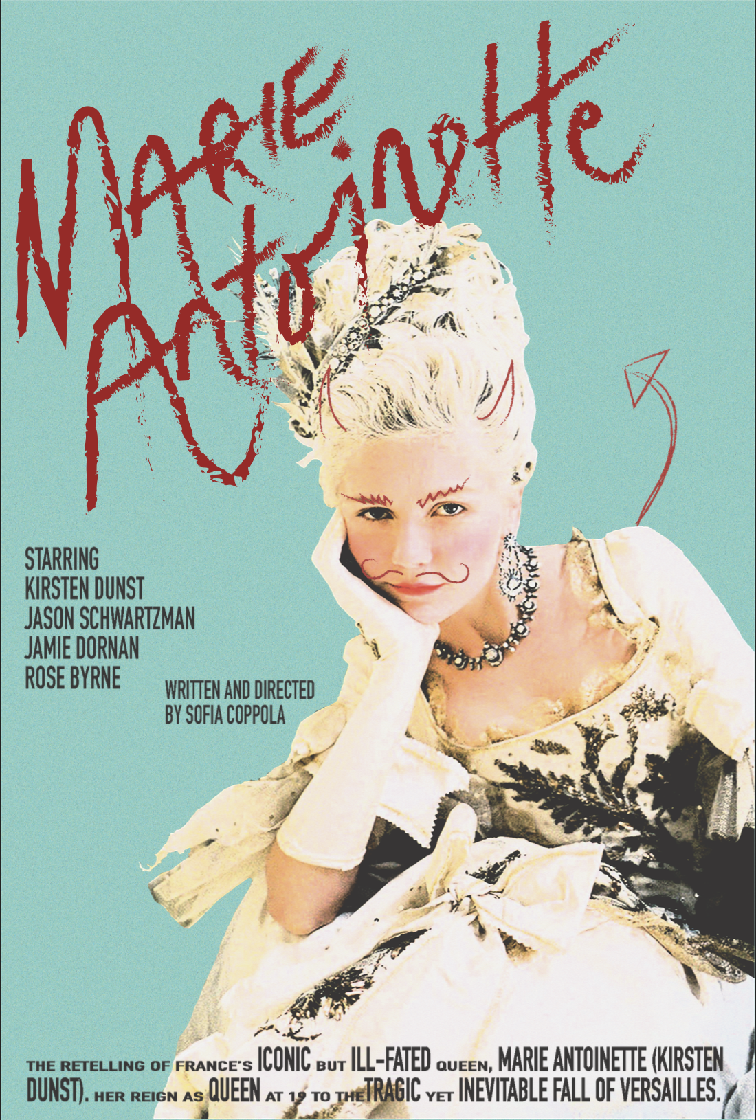 Movie Poster Re-Work: Sofia Coppola’s Marie Antoinette, 2021